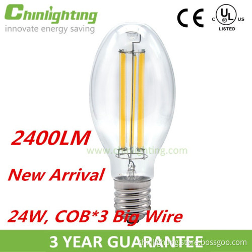 New arrival new style high power decor 24w 2400lm led bulb lights led lamp new led filament bulb